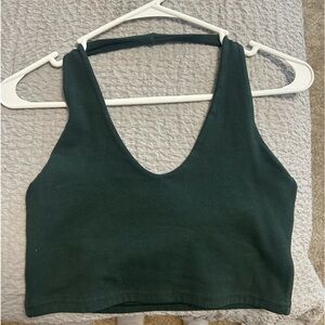 john galt green halter top
